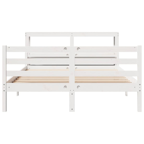 Bettgestell 160x200 cm mit Kopfteil