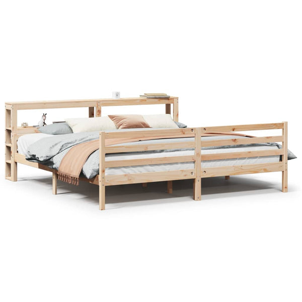 Bettgestell 200x200 cm mit Kopfteil