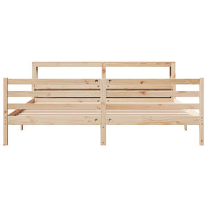 Bettgestell 200x200 cm mit Kopfteil