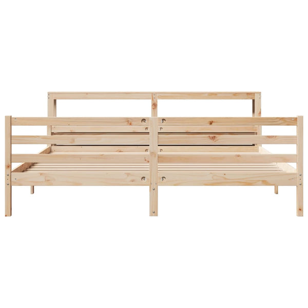 Bettgestell 200x200 cm mit Kopfteil