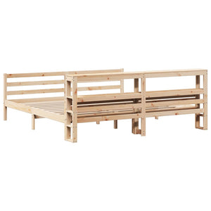 Bettgestell 200x200 cm mit Kopfteil