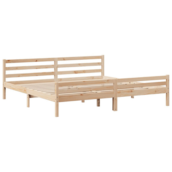 Bettgestell 200x200 cm mit Kopfteil