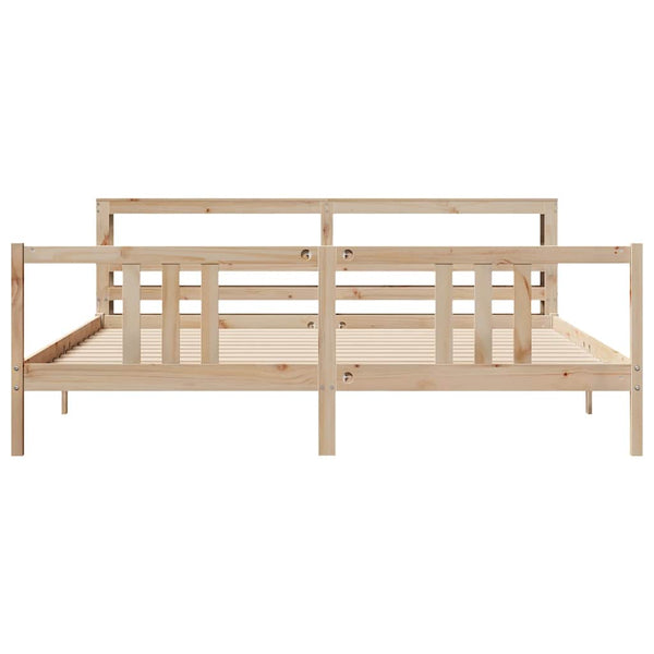 Bettgestell 180x200 cm mit Kopfteil