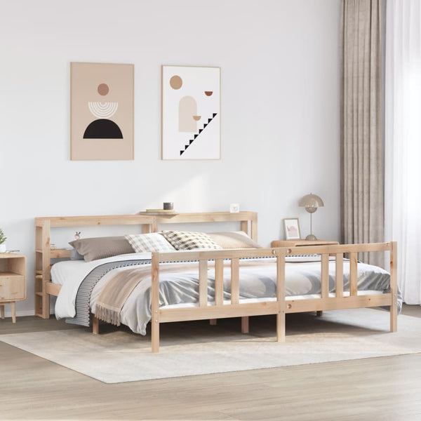 Bettgestell 180x200 cm mit Kopfteil