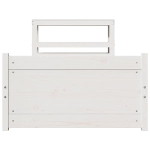 Bettgestell Weiß 90x190 cm Ohne Matratze