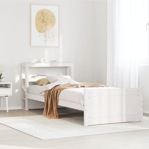 Bettgestell Weiß 90x190 cm Ohne Matratze