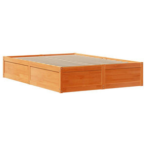 Massivholzbett Kiefer 120x190 cm mit Kopfteil