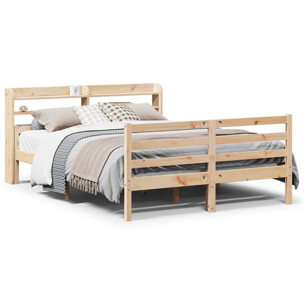 Bettgestell 135x190 cm mit Kopfteil