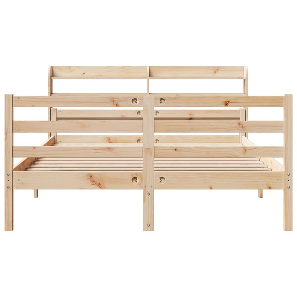 Bettgestell 135x190 cm mit Kopfteil