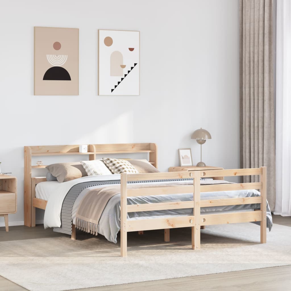 Bettgestell 135x190 cm mit Kopfteil