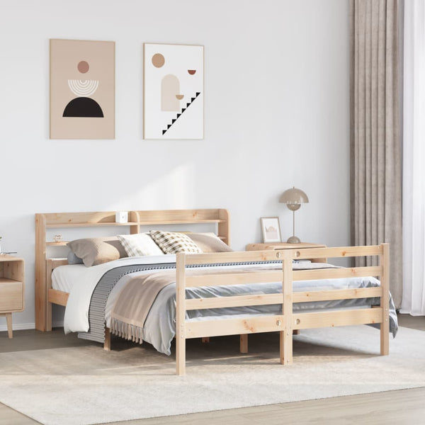 Bettgestell 135x190 cm mit Kopfteil
