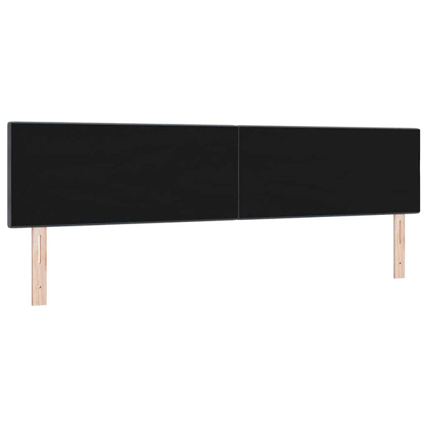 LED Kopfteil Grau 200 cm Samt