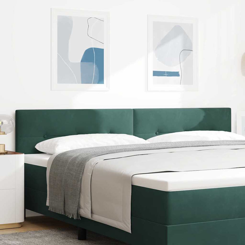 LED Kopfteil Grün 200 cm Samt