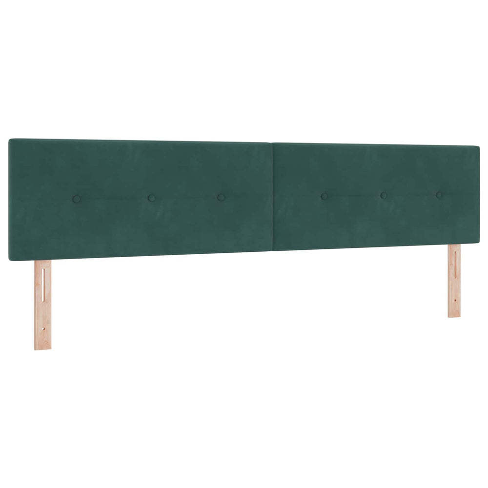 LED Kopfteil Grün 200 cm Samt