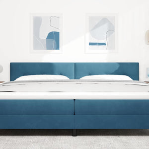 LED Kopfteil Blau 200 cm Samt