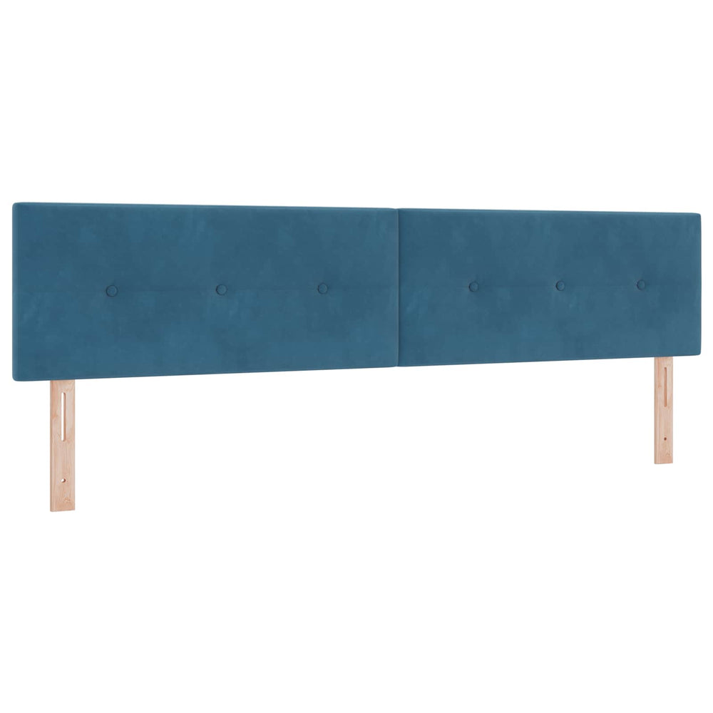 LED Kopfteil Blau 200 cm Samt