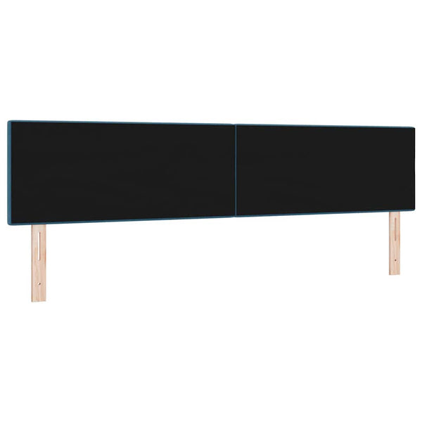 LED Kopfteil Blau 200 cm Samt