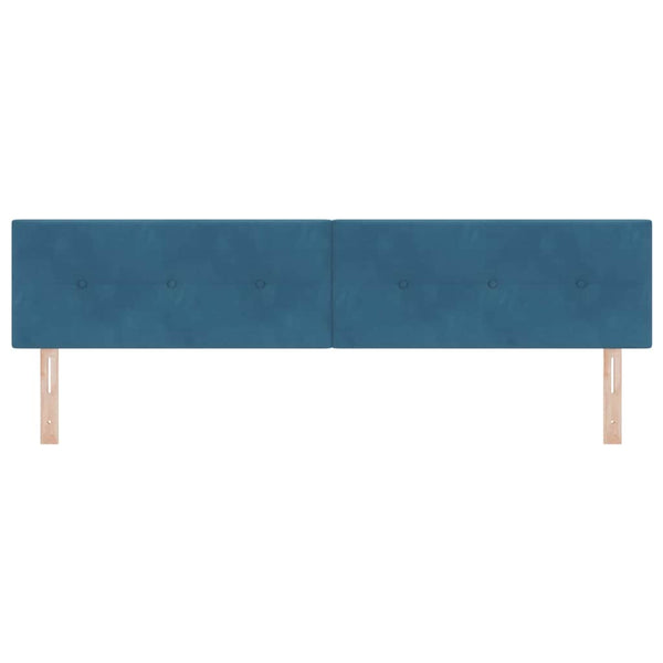 LED Kopfteil Blau 200 cm Samt