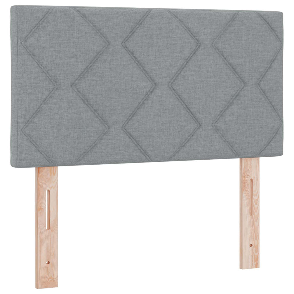 LED Kopfteil Hellgrau 80 cm