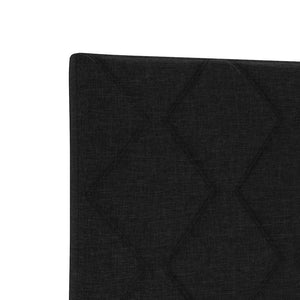 LED Kopfteil Schwarz 80cm