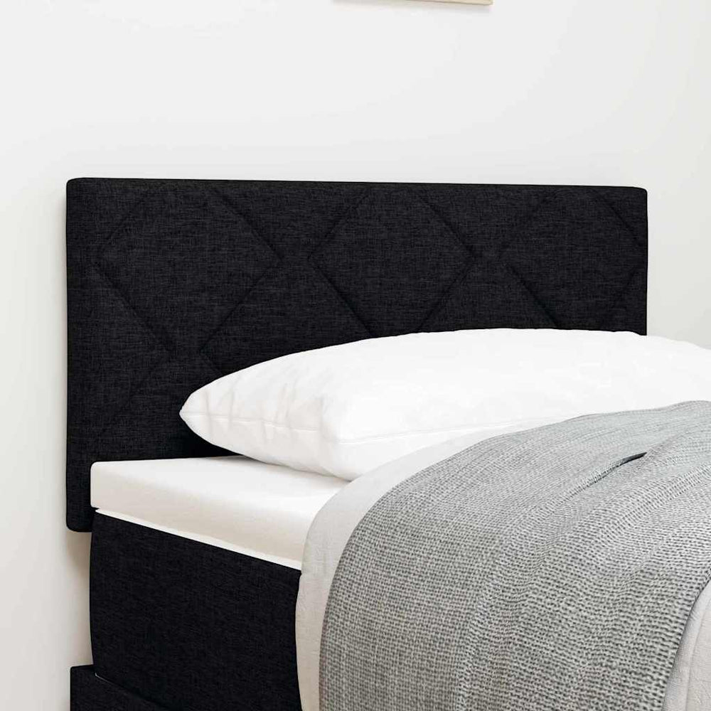 LED Kopfteil Schwarz 80cm