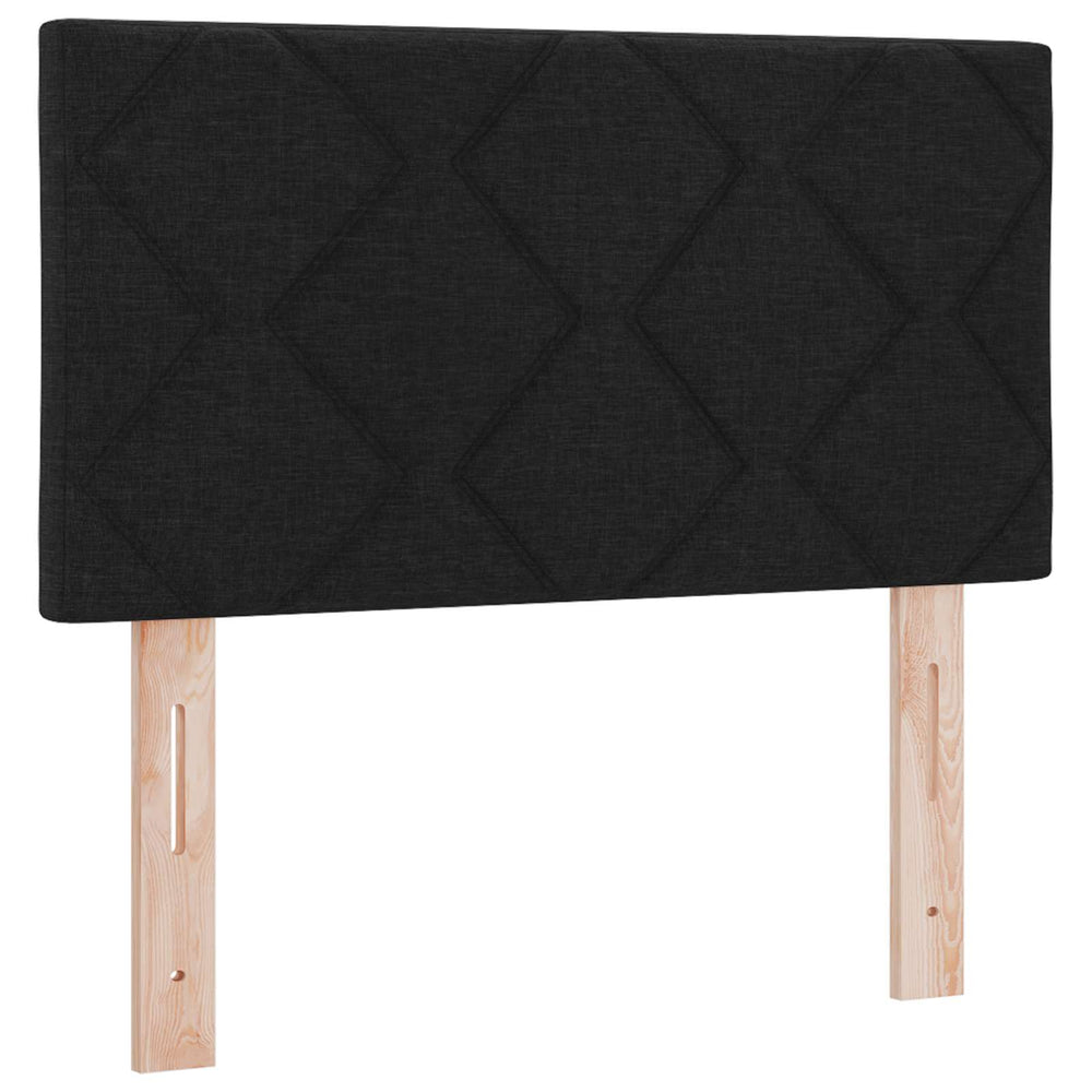 LED Kopfteil Schwarz 80cm