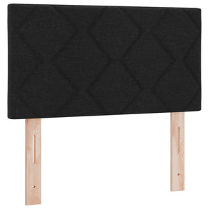 LED Kopfteil Schwarz 80cm