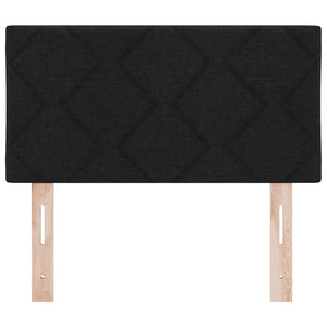 LED Kopfteil Schwarz 80cm