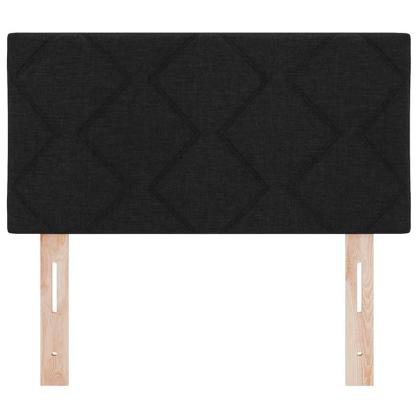 LED Kopfteil Schwarz 80cm