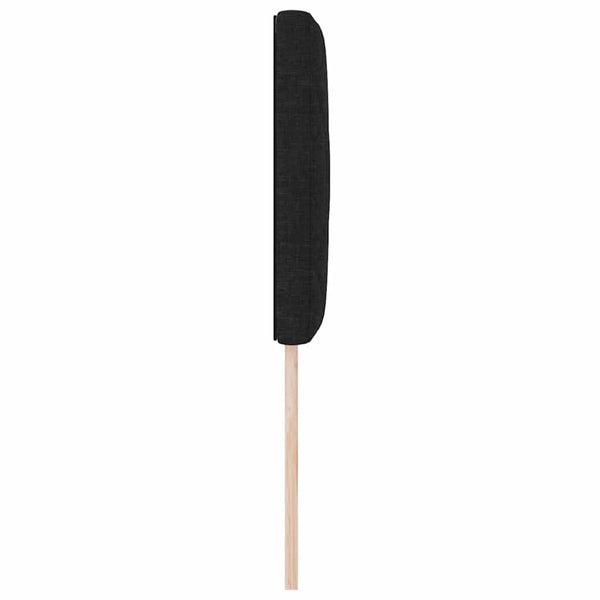 LED Kopfteil Schwarz 80cm