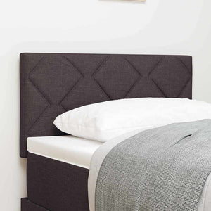 LED Kopfteil Braun Stoff 80 cm