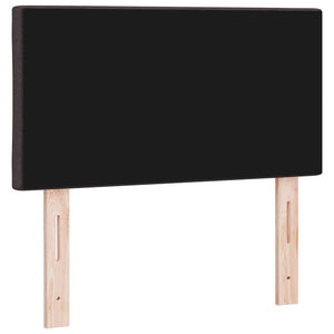 LED Kopfteil Braun Stoff 80 cm