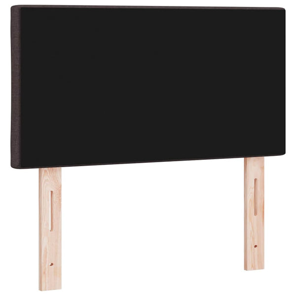 LED Kopfteil Braun Stoff 80 cm