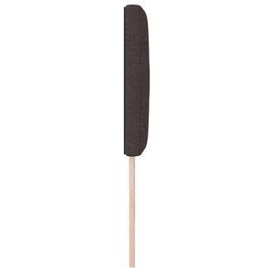 LED Kopfteil Braun Stoff 80 cm