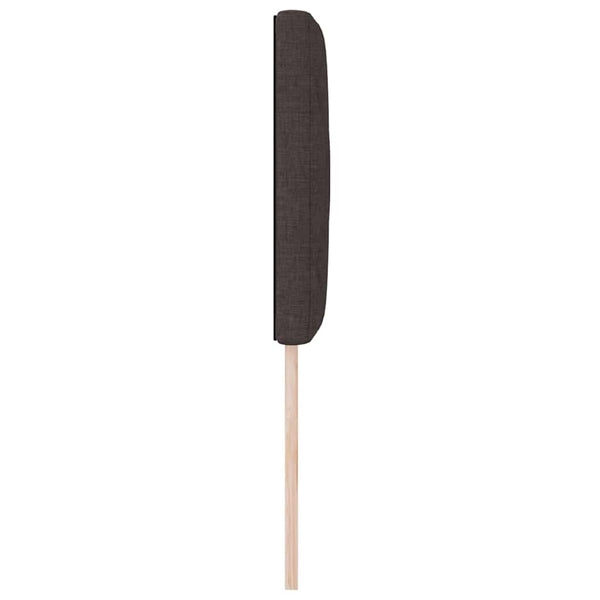 LED Kopfteil Braun Stoff 80 cm