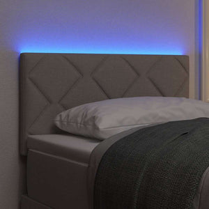 LED Kopfteil Taupe 80 cm