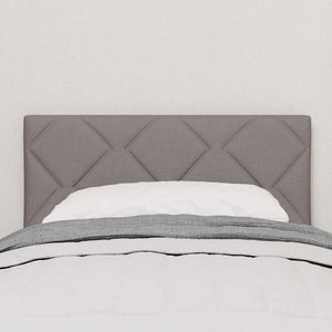 LED Kopfteil Taupe 80 cm