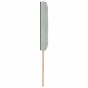 LED Kopfteil Hellgrau 80cm Samt