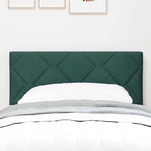 LED Kopfteil Dunkelgrün Samt 80cm