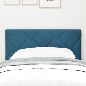 LED Kopfteil Dunkelblau Samt 80cm
