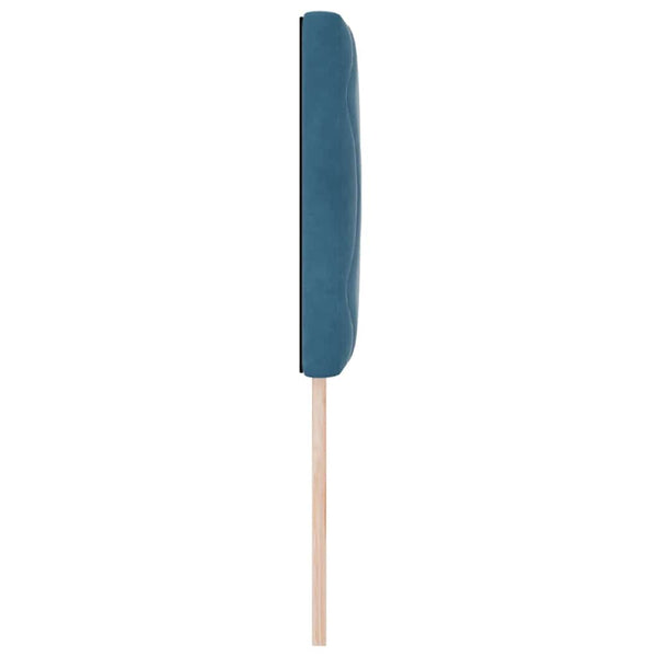 LED Kopfteil Dunkelblau Samt 80cm