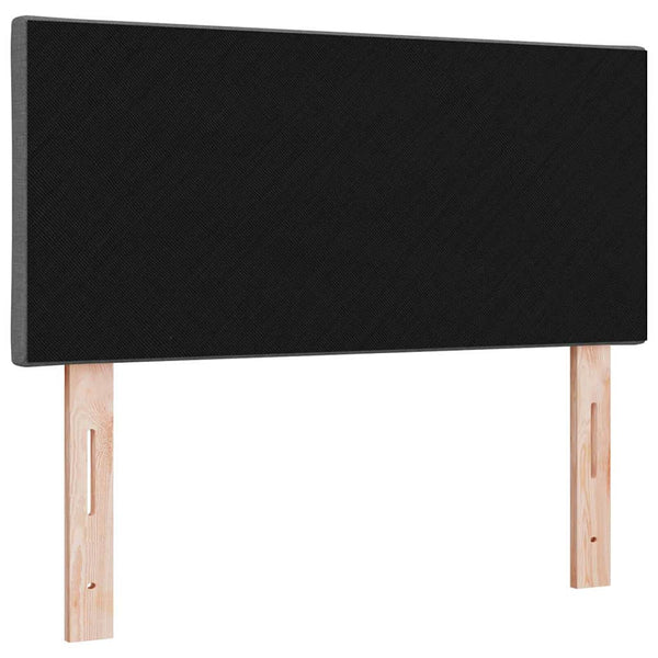 LED Kopfteil Grau Stoff 90 cm