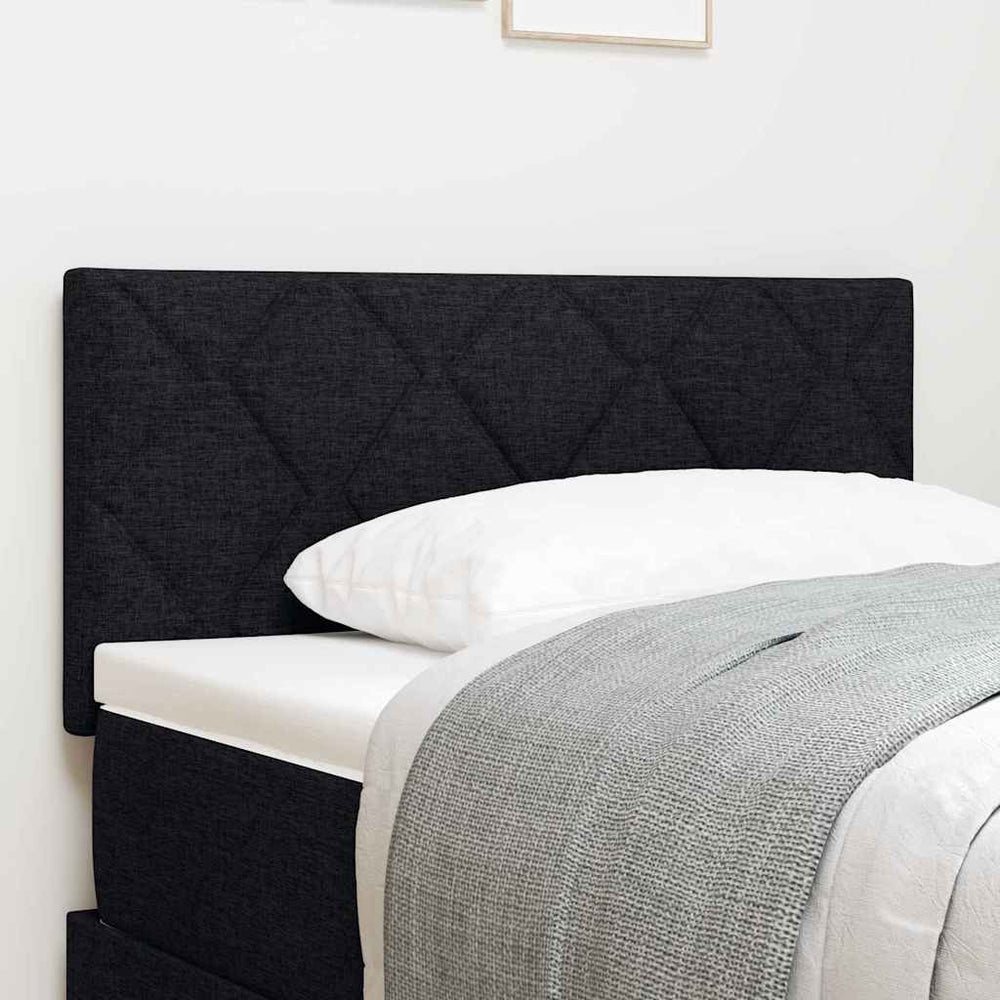 LED Kopfteil Schwarz 90 cm