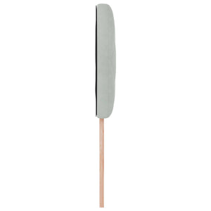 LED Kopfteil Hellgrau 90cm Samt