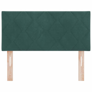 LED Kopfteil Dunkelgrün 90cm Samt