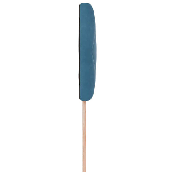 LED Kopfteil Dunkelblau 90cm Samt