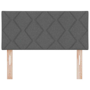 LED Kopfteil Grau Stoff 100 cm