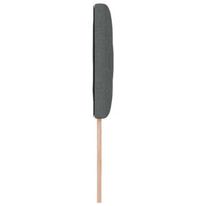 LED Kopfteil Grau Stoff 100 cm
