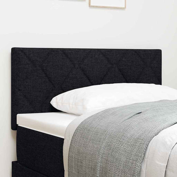 LED Kopfteil Schwarz 100 cm