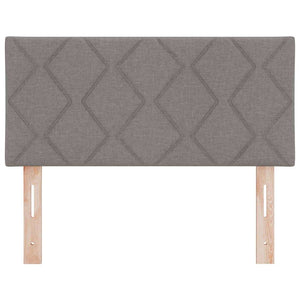 vidaXL Tête de lit à LED Taupe 100 cm Tissu